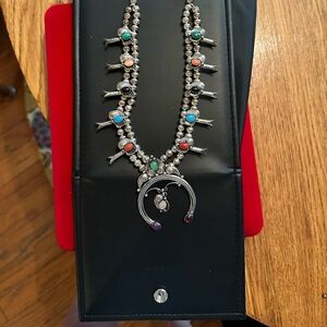 Multi-stone Squash Blossom